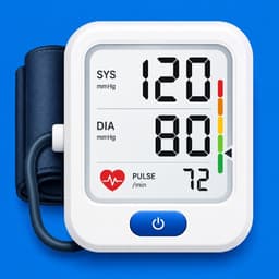 Blood Pressure and Sugar Tracker app icon