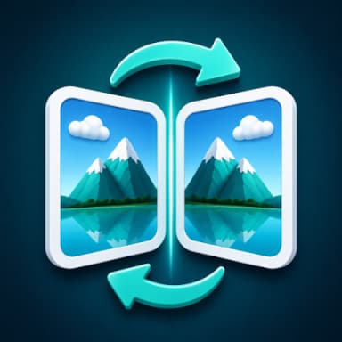 Flip Photos Mirror Images app icon